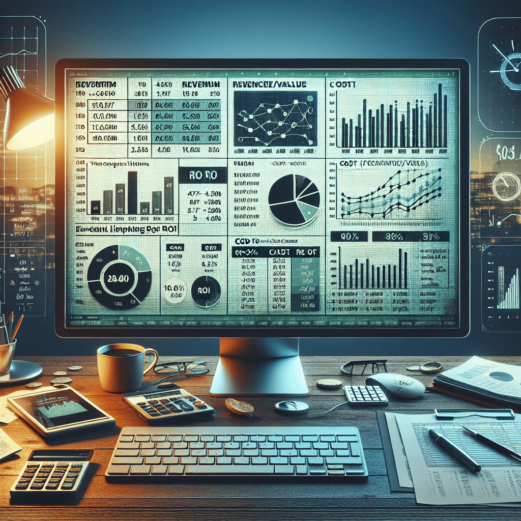 Digital advertising ROI calculation example