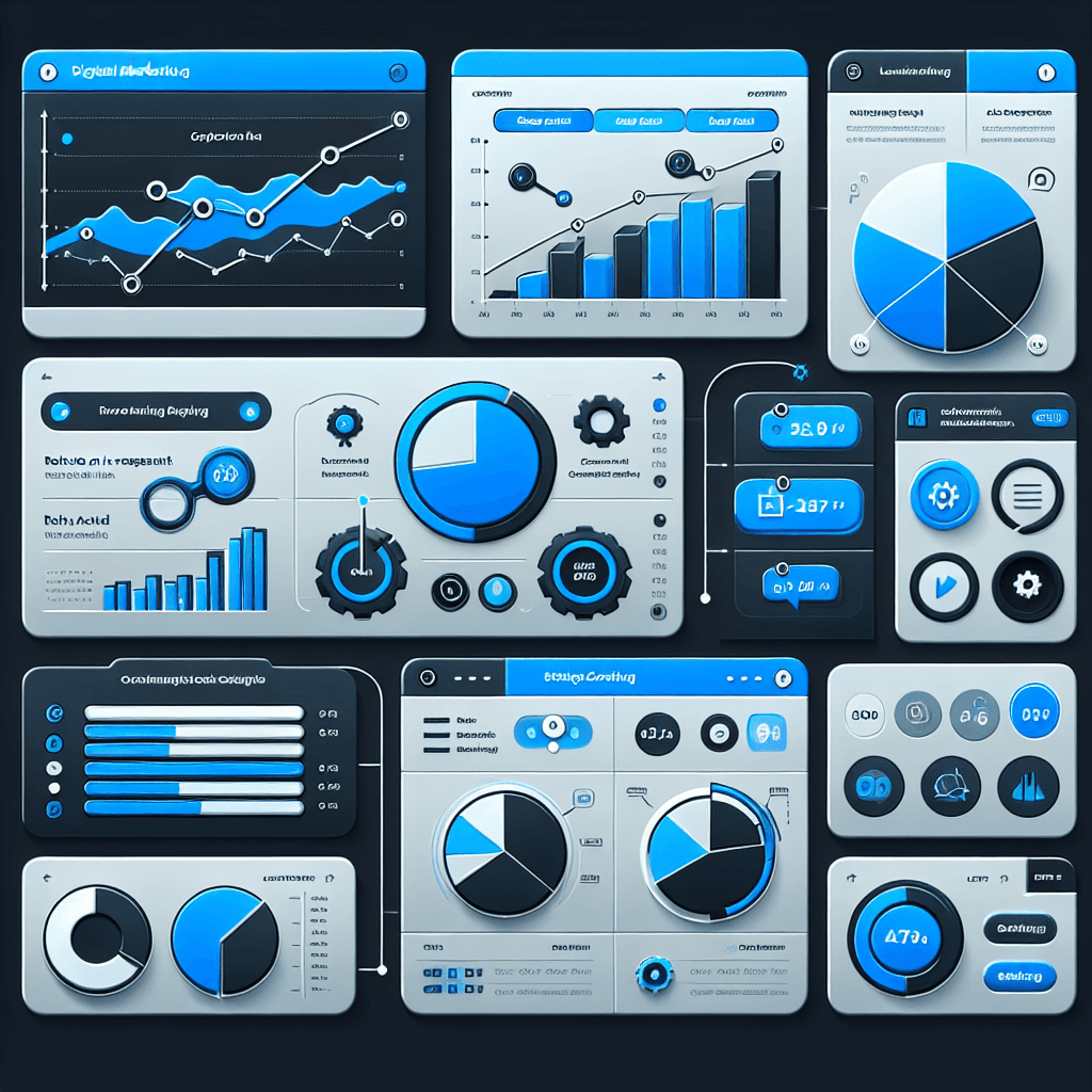 Custom Google Analytics dashboard for digital advertising ROI