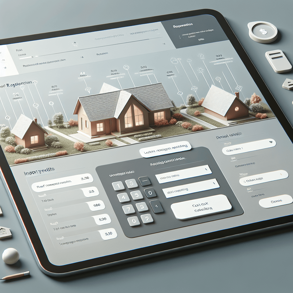 A visually appealing and user-friendly roof repair and replacement cost estimator interface