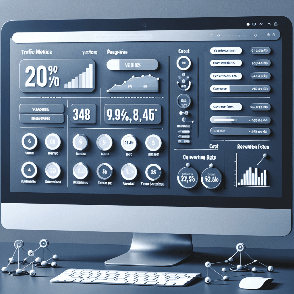 Example of a website ROI calculator interface, showcasing input fields for various metrics and an automated ROI calculation