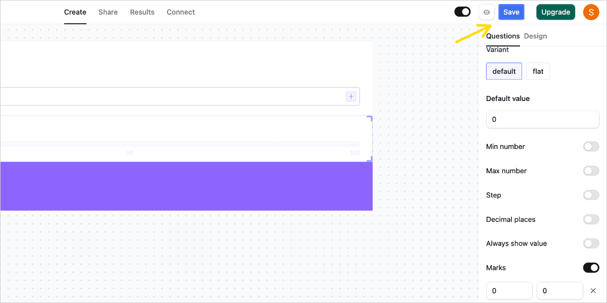 Click Save to apply changes in calculator