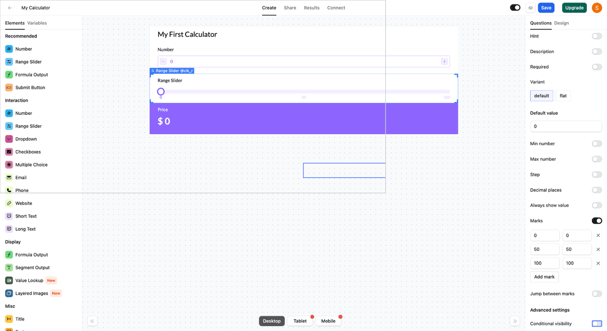 Enable Conditional Element Visibility