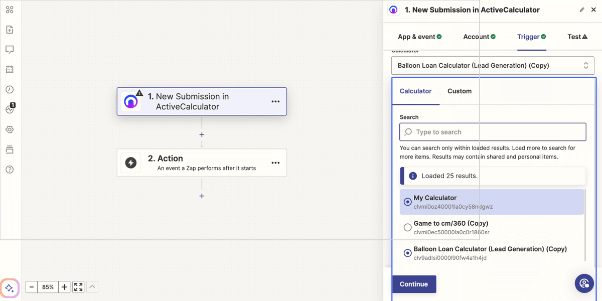 Select Calculator