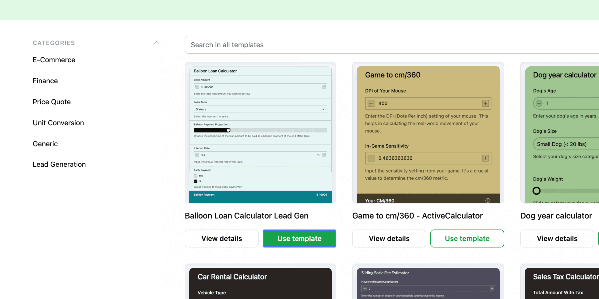 Cloning a template