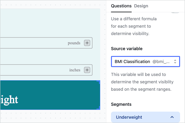 Source Variable Selection