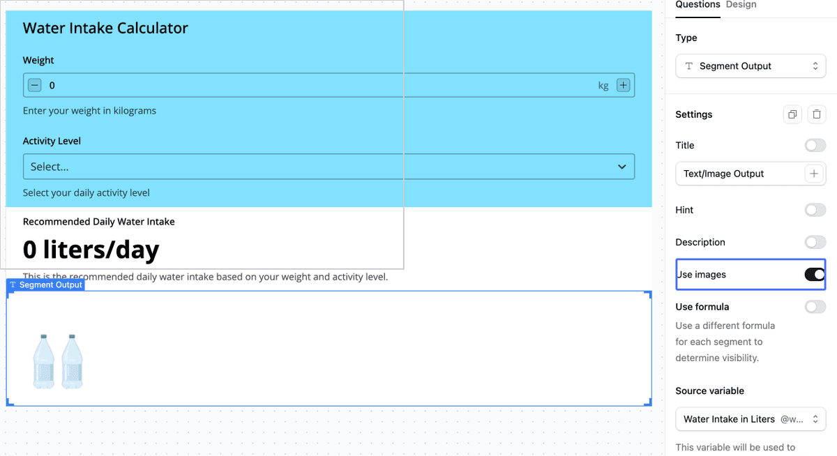 Enable Image Segment Output