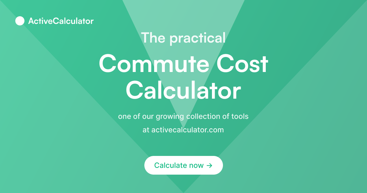 Commute Cost Calculator: Find Your True Driving Costs
